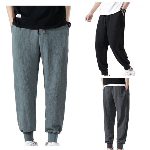 men's pants men trousers plus size classic thin leg strap sports casual fashion, Black
men's pants men trousers plus size classic thin leg strap sports casual fashion, Black