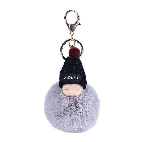 keychains cute sleeping baby doll keychain pompom fur ball key chain car keyring women holder bag pendant charm accessories, Silver
keychains cute sleeping baby doll keychain pompom fur ball key chain car keyring women holder bag pendant charm accessories, Silver