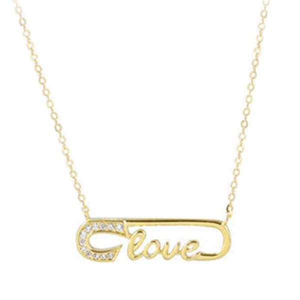 pendant necklaces simple temperament love pin clavicle chain conveyor belt shape for women crystal necklace jewelry, Silver
pendant necklaces simple temperament love pin clavicle chain conveyor belt shape for women crystal necklace jewelry, Silver