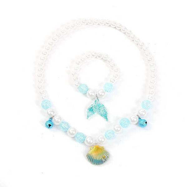 girls necklaces pendants jewelry childrens accessories children's bracelet set mermaid princess pearl shell cartoon b9270, Red;brown
girls necklaces pendants jewelry childrens accessories children's bracelet set mermaid princess pearl shell cartoon b9270, Red;brown
