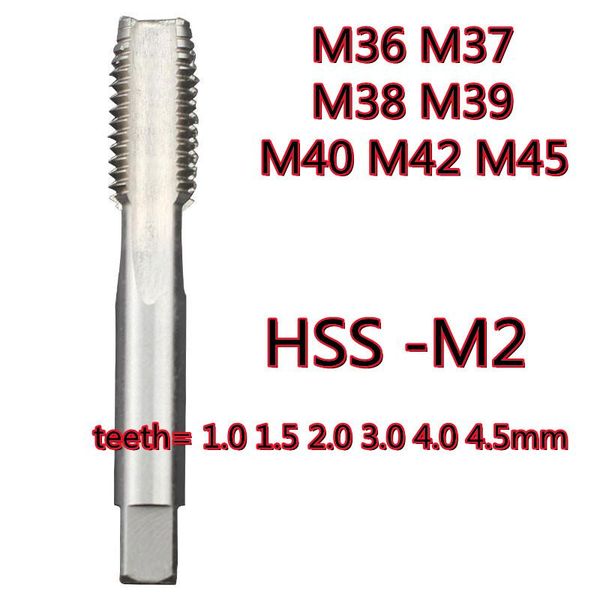 m36 m37 m38 m39 m40 m42 teeth=1.0 1.5 2.0 3.0 4.0mm hss-m2 machine tap processing: steel hand tools
m36 m37 m38 m39 m40 m42 teeth=1.0 1.5 2.0 3.0 4.0mm hss-m2 machine tap processing: steel hand tools