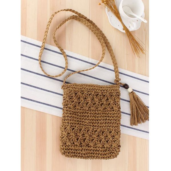 simple hollow tassel crossbody straw bag hand-woven summer vacation beach cross body
simple hollow tassel crossbody straw bag hand-woven summer vacation beach cross body