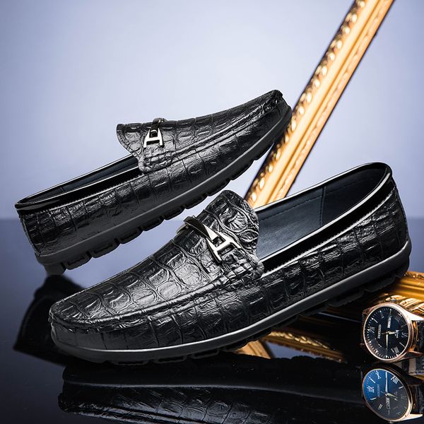 crocodile pattern slip on luxury genuine leather loafers men business moccasins driving shoes black casual shoes men dress shoes
crocodile pattern slip on luxury genuine leather loafers men business moccasins driving shoes black casual shoes men dress shoes
