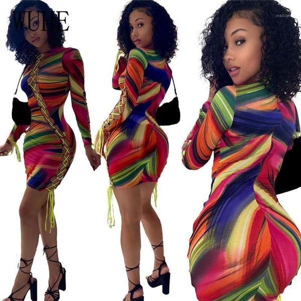 casual dresses yeya summer women mini bodycon colorful print cross lace up bandage long sleeve o neck bag hip nightclub party, Black;gray
casual dresses yeya summer women mini bodycon colorful print cross lace up bandage long sleeve o neck bag hip nightclub party, Black;gray