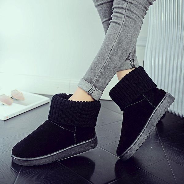 boots classic snow winter women fashion knitting cotton student comfortable non-slip flat short 35-40 ofyv, Black
boots classic snow winter women fashion knitting cotton student comfortable non-slip flat short 35-40 ofyv, Black