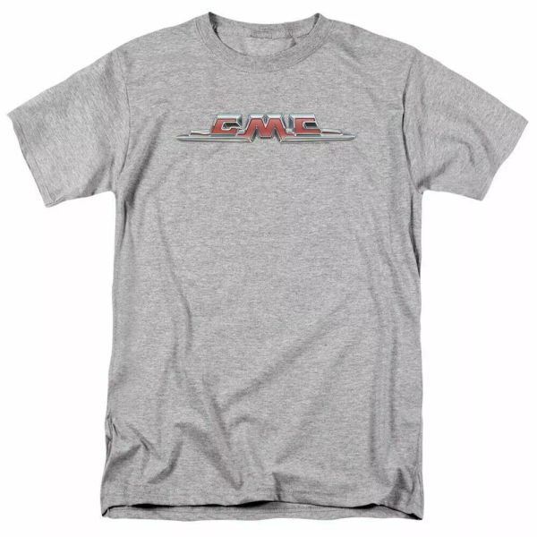 gmc chrome logo t shirt mens licensed classic car auto truck tee sport gray, White;black
gmc chrome logo t shirt mens licensed classic car auto truck tee sport gray, White;black