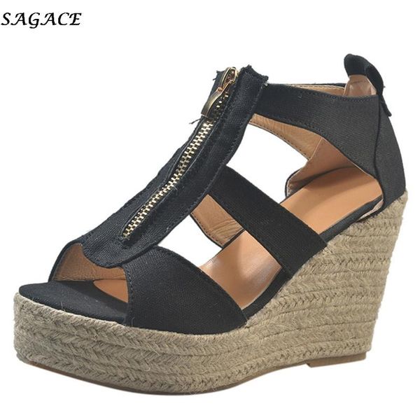 women sandals platform high heels shoes woman open toe casual wedges pumps buckle sandal sandalias mujer #3, Black
women sandals platform high heels shoes woman open toe casual wedges pumps buckle sandal sandalias mujer #3, Black