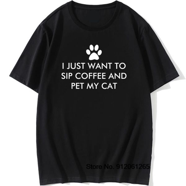 men's t-shirts i just want to sip coffee and pet my cat funny t shirt vintage animal cats lover cotton tshirts o-neck short sleeve tee, White;black
men's t-shirts i just want to sip coffee and pet my cat funny t shirt vintage animal cats lover cotton tshirts o-neck short sleeve tee, White;black