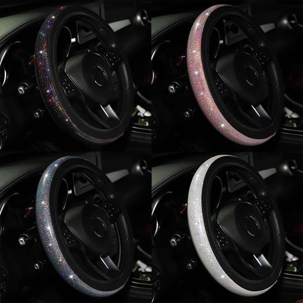 steering wheel covers universal 37/38mm car cover pu leather rhinestones crystal case auto interior decor
steering wheel covers universal 37/38mm car cover pu leather rhinestones crystal case auto interior decor