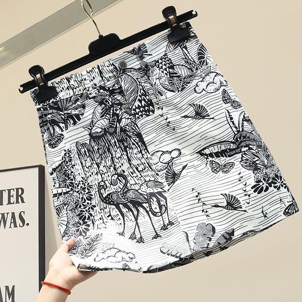 skirts show thin female of the spring and autumn period short skirt tall waist umbrella, Black
skirts show thin female of the spring and autumn period short skirt tall waist umbrella, Black