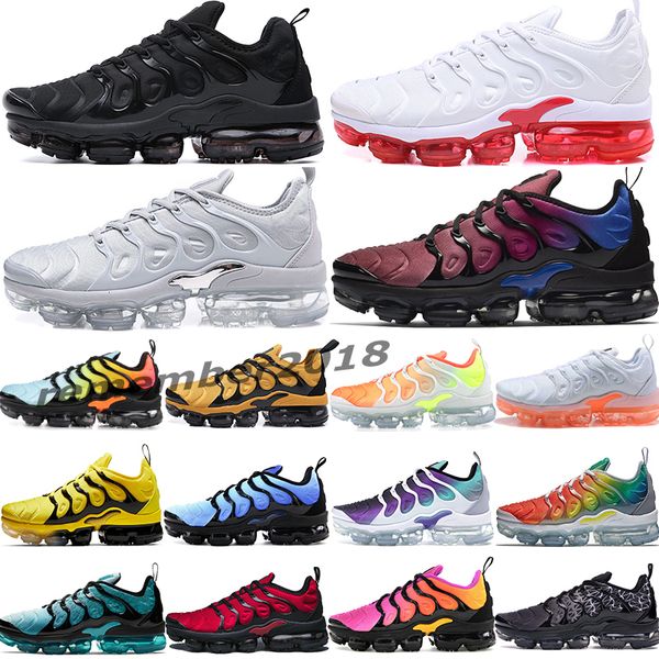 tn plus rainbow mens women running shoes bumblebee be true grape triple designer sherbet team red chaussures black white sneakers 40-46 su20, White;red
tn plus rainbow mens women running shoes bumblebee be true grape triple designer sherbet team red chaussures black white sneakers 40-46 su20, White;red