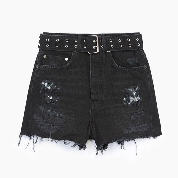 women's shorts denim internet celebrities diamond beading female hand made hole burr tassel with belt f1372, White;black
women's shorts denim internet celebrities diamond beading female hand made hole burr tassel with belt f1372, White;black
