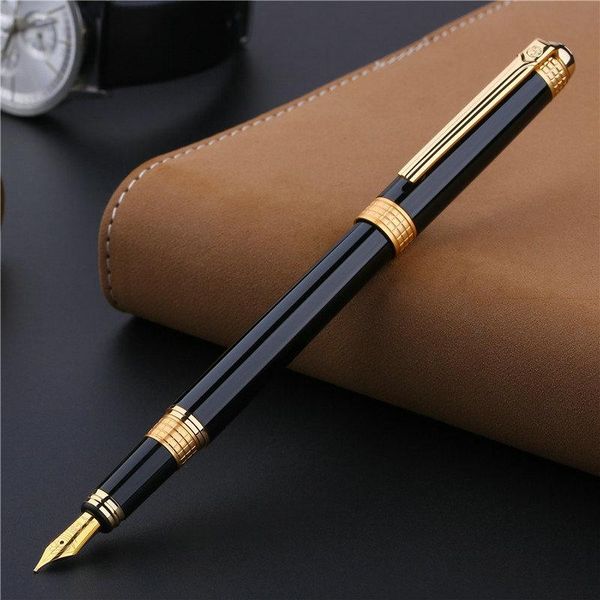 picasso 909 fountain pen black gold clip office pens writing supplies 0.5mm valentines /christmas gift
picasso 909 fountain pen black gold clip office pens writing supplies 0.5mm valentines /christmas gift