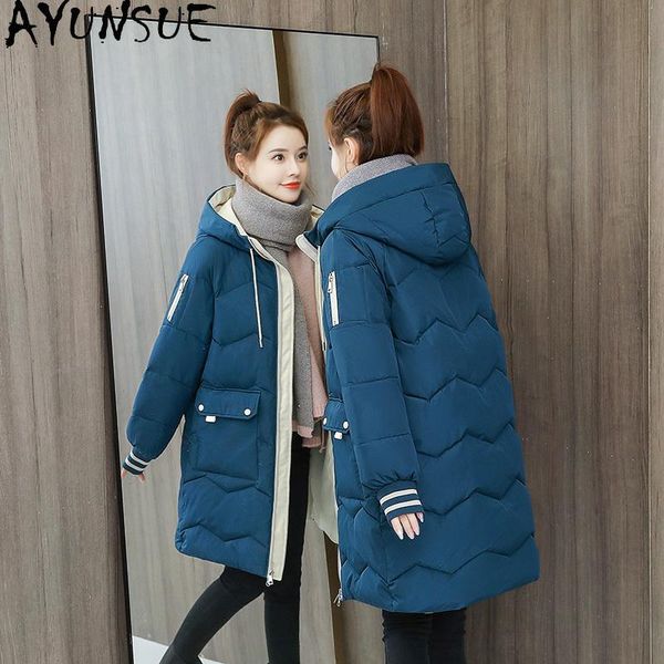 women's down & parkas ayunsue winter coat women 2021 hooded female jackets black coats warm korean style casaco feminino inverno gxy68
women's down & parkas ayunsue winter coat women 2021 hooded female jackets black coats warm korean style casaco feminino inverno gxy68