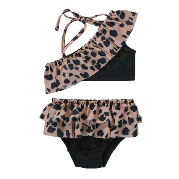one-pieces girl's cute two piece split swimsuit fresh leopard/flower one-shoulder camisole and ruffles triangle shorts summer 2021, Black
one-pieces girl's cute two piece split swimsuit fresh leopard/flower one-shoulder camisole and ruffles triangle shorts summer 2021, Black