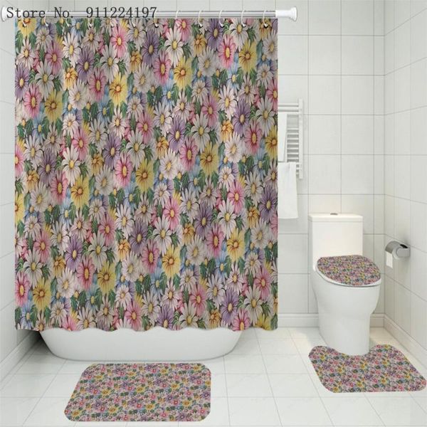 daisy floral print shower curtain 4 piece carpet cover toilet bath mat pad set waterproof bathroom 12 hooks curtains
daisy floral print shower curtain 4 piece carpet cover toilet bath mat pad set waterproof bathroom 12 hooks curtains