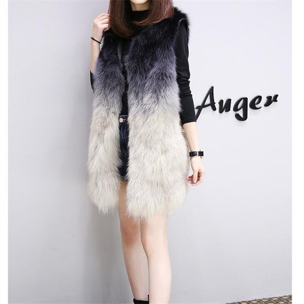 women's fur & faux 2021 winter vest women fashion gradient colour waistcoat imitation plush ins slim long streetwear ladies jacket, Black
women's fur & faux 2021 winter vest women fashion gradient colour waistcoat imitation plush ins slim long streetwear ladies jacket, Black