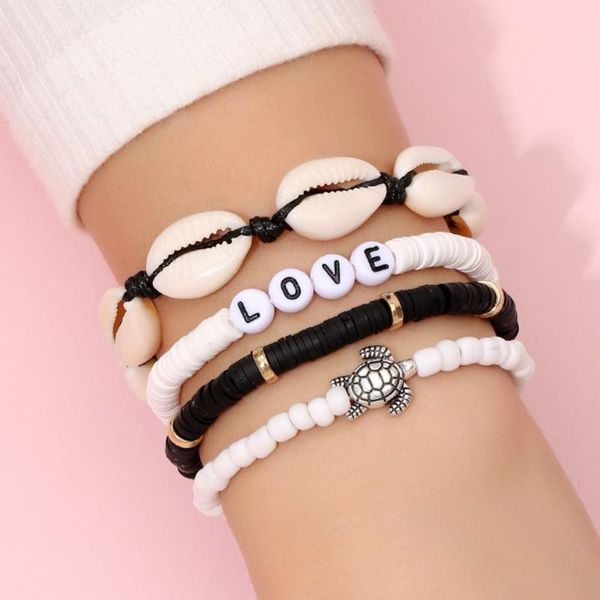 beaded, strands love letter bohemian bead bracelet set for women tortoise shell soft pottery colorful beach fashion jewerly 3162, Black
beaded, strands love letter bohemian bead bracelet set for women tortoise shell soft pottery colorful beach fashion jewerly 3162, Black