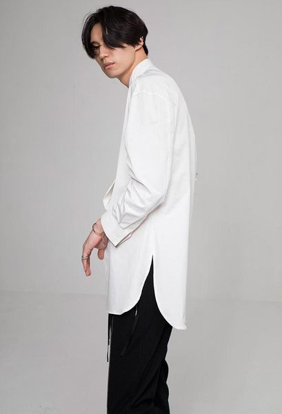 men's casual shirts clothing fashion gd personalized fake two pieces loose shirt plus size hairstylist costumes, White;black
men's casual shirts clothing fashion gd personalized fake two pieces loose shirt plus size hairstylist costumes, White;black