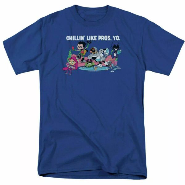 teen titans go like pros yo t shirt mens licensed cartoon merchandise royal, White;black
teen titans go like pros yo t shirt mens licensed cartoon merchandise royal, White;black