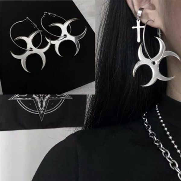 dangle & chandelier fashion earrings flower snowflake irregular shaped punk hip hop solid color ladies earring, Silver
dangle & chandelier fashion earrings flower snowflake irregular shaped punk hip hop solid color ladies earring, Silver