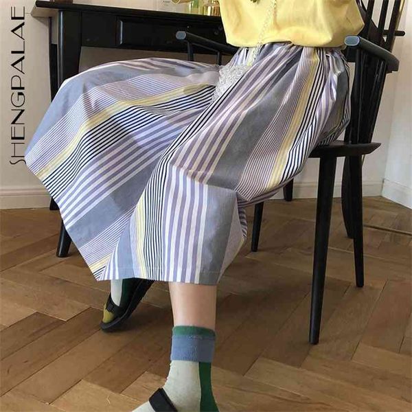 elegant stripe color contrast skirt women's spring high waist a-line mid-calf female fashion 5b437 210427, Black
elegant stripe color contrast skirt women's spring high waist a-line mid-calf female fashion 5b437 210427, Black
