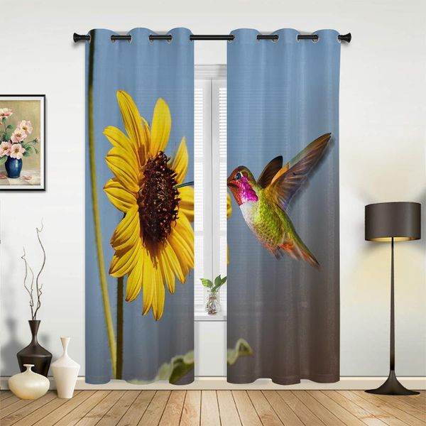 retro daisy hummingbird flower window curtains for living room kitchen bedroom drapes kids home decor curtain &
retro daisy hummingbird flower window curtains for living room kitchen bedroom drapes kids home decor curtain &
