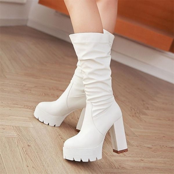 dress shoes simple spring and autumn boots british knight waterproof platform thick heel high women's, Black
dress shoes simple spring and autumn boots british knight waterproof platform thick heel high women's, Black
