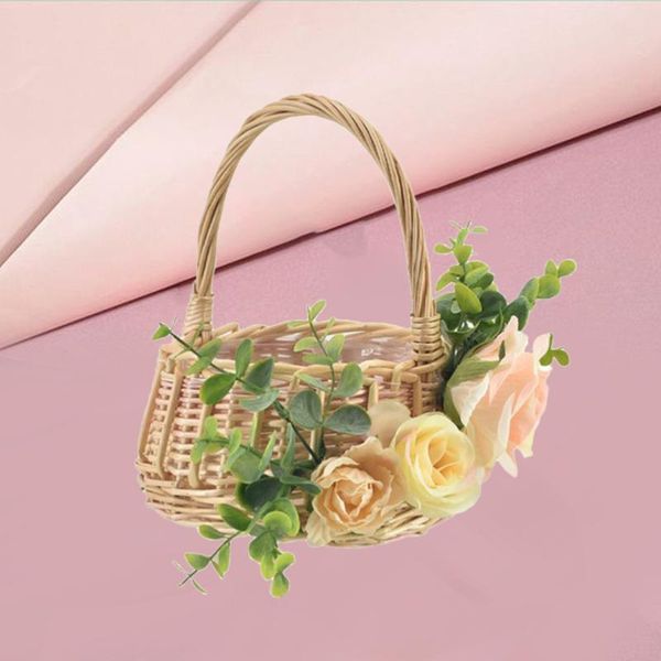 Village Wedding Flower Basket Decor Vintage American Style Delicate Boy Tote Chic Storage Baskets
Village Wedding Flower Basket Decor Vintage American Style Delicate Boy Tote Chic Storage Baskets