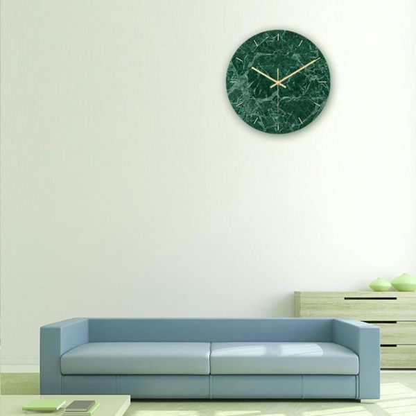 1pc modern wall clock uv printing dark green marble grain decor acrylic without battery for office clocks
1pc modern wall clock uv printing dark green marble grain decor acrylic without battery for office clocks