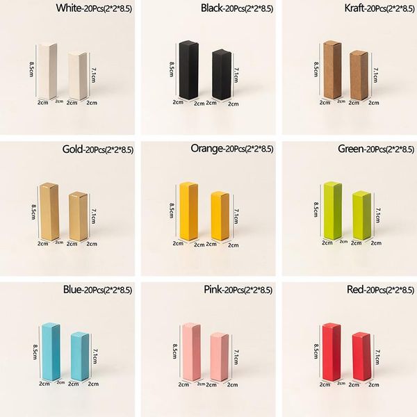 20pcs lip packaging tube carton box lipstick pink kraft paper gift wedding decorations boxes diy wrap
20pcs lip packaging tube carton box lipstick pink kraft paper gift wedding decorations boxes diy wrap