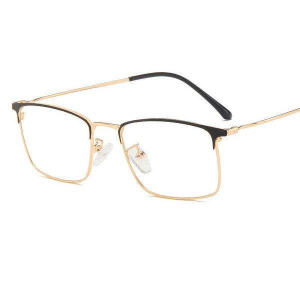 fashion sunglasses frames metal box retro glasses simple comfortable flat mirror trend can be equipped with myopia frames., Black
fashion sunglasses frames metal box retro glasses simple comfortable flat mirror trend can be equipped with myopia frames., Black