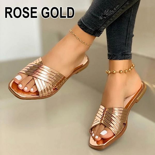 Fashion Slippers for Women Summer Slip On PU Ladies Flat Shoes Casual Woman Striped Sandals Female Comfort Slides 2021
Fashion Slippers for Women Summer Slip On PU Ladies Flat Shoes Casual Woman Striped Sandals Female Comfort Slides 2021