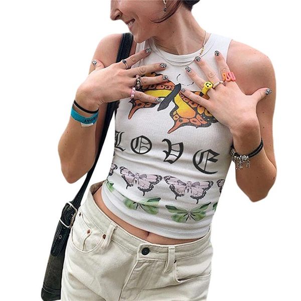 women's tanks & camis hirigin casual tee shirt y2k streetwear women round neck vest fashion butterfly printing exposed navel sleeveless, White
women's tanks & camis hirigin casual tee shirt y2k streetwear women round neck vest fashion butterfly printing exposed navel sleeveless, White