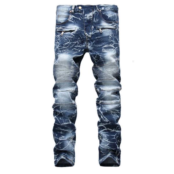 men's jeans moto ny runway slim racer biker stretch hiphop for men denim pants trousers robin homme veab 9w24, Blue
men's jeans moto ny runway slim racer biker stretch hiphop for men denim pants trousers robin homme veab 9w24, Blue