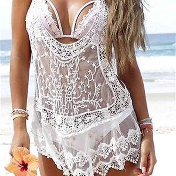 casual dresses sleeveless swim cover-ups crochet women beach mini dress deep v neck summer lace vestidos white perspective robe ucgj, Black;gray
casual dresses sleeveless swim cover-ups crochet women beach mini dress deep v neck summer lace vestidos white perspective robe ucgj, Black;gray