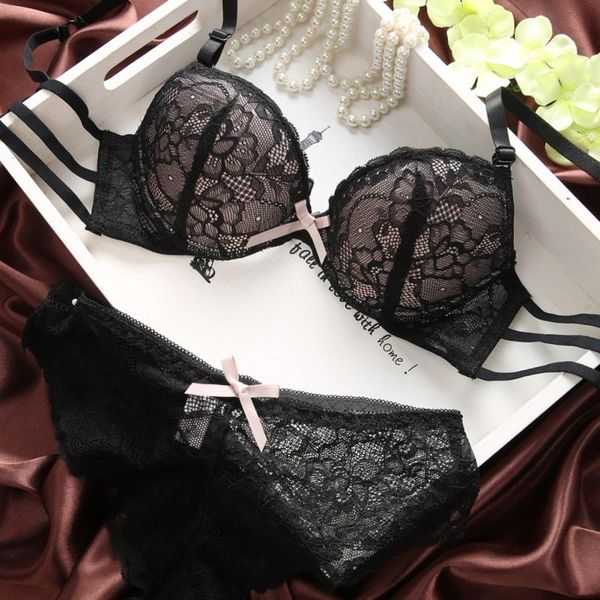 bras sets women set lace lingerie underwear push-up padded bra underwire outfits, Red;black
bras sets women set lace lingerie underwear push-up padded bra underwire outfits, Red;black