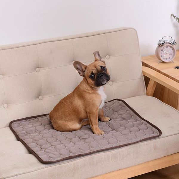 kennels & pens summer pet cooling mat pad for small large dogs washable puppy cat ice gel bed mattress big dog blanket mascotas accessories
kennels & pens summer pet cooling mat pad for small large dogs washable puppy cat ice gel bed mattress big dog blanket mascotas accessories