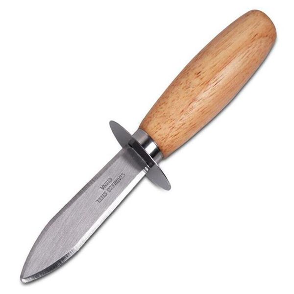 wood-handle oyster shucking knife stainless steel oyster knife kitchen food utensil tool
wood-handle oyster shucking knife stainless steel oyster knife kitchen food utensil tool