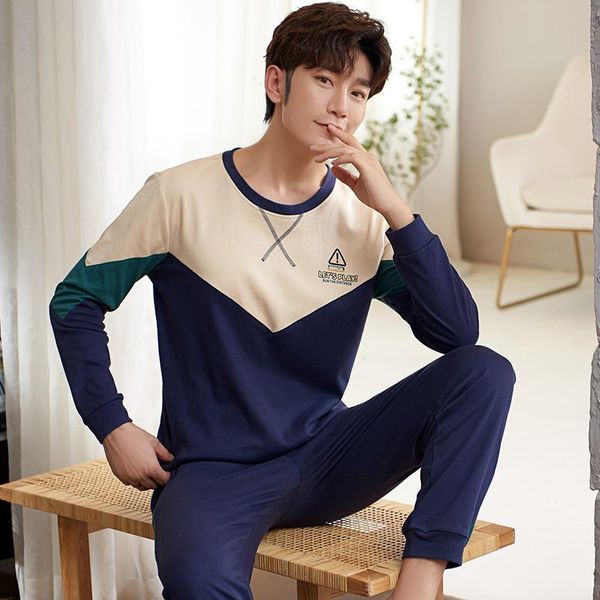 winter sleepwear set for men cotton long sleeve male pajamas simple letter print home suit oversides loose men's pyjamas, Black;brown
winter sleepwear set for men cotton long sleeve male pajamas simple letter print home suit oversides loose men's pyjamas, Black;brown