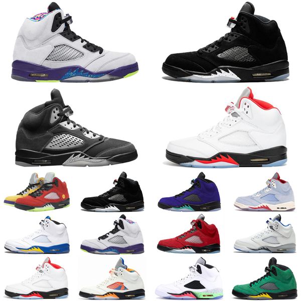 2021 5 5s jumpman men basketball shoes what the fire red raging bull mens trainers sports sneakers size 7-13, White;red
2021 5 5s jumpman men basketball shoes what the fire red raging bull mens trainers sports sneakers size 7-13, White;red