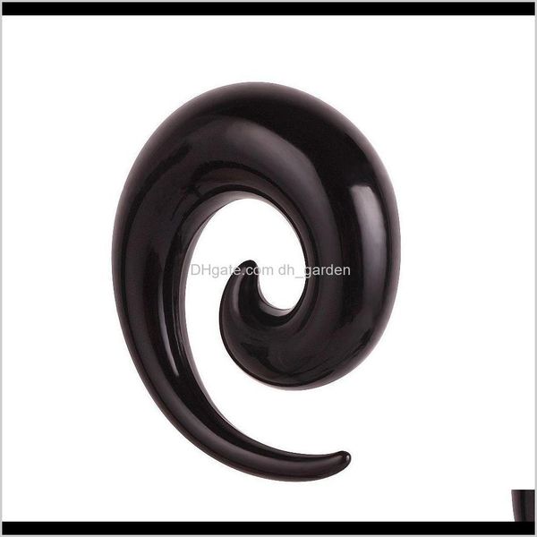 & tunnels drop delivery 2021 2-20mm acrylic spiral gauges fake ear tapers stretching plugs snail tunnel expanders earlobe body piercing jewe, Silver
& tunnels drop delivery 2021 2-20mm acrylic spiral gauges fake ear tapers stretching plugs snail tunnel expanders earlobe body piercing jewe, Silver