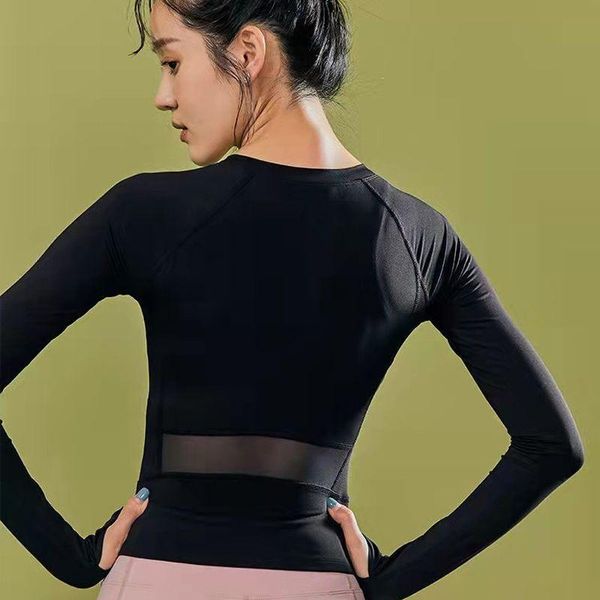 yoga outfit women's spring autumn tights fitness wear long-sleeved mesh yarn beauty back breathable quick dry running sportswear
yoga outfit women's spring autumn tights fitness wear long-sleeved mesh yarn beauty back breathable quick dry running sportswear