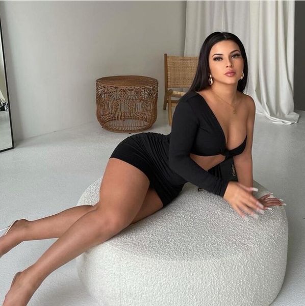 casual dresses pure color one shoulder hollow twisted navel mini 2021 fall women's club party elegant dress skinny black, Black;gray
casual dresses pure color one shoulder hollow twisted navel mini 2021 fall women's club party elegant dress skinny black, Black;gray