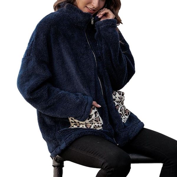women's jackets women coat faux shearling jacket lapel fleece fuzzy shaggy zipper up with leopard print pockets decoration keep warm, Black;brown
women's jackets women coat faux shearling jacket lapel fleece fuzzy shaggy zipper up with leopard print pockets decoration keep warm, Black;brown