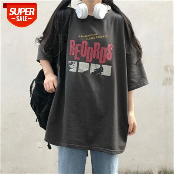 new korean version of loose letter printing western style bottoming shirt short-sleeved t-shirt student women's trend #id4d, White
new korean version of loose letter printing western style bottoming shirt short-sleeved t-shirt student women's trend #id4d, White
