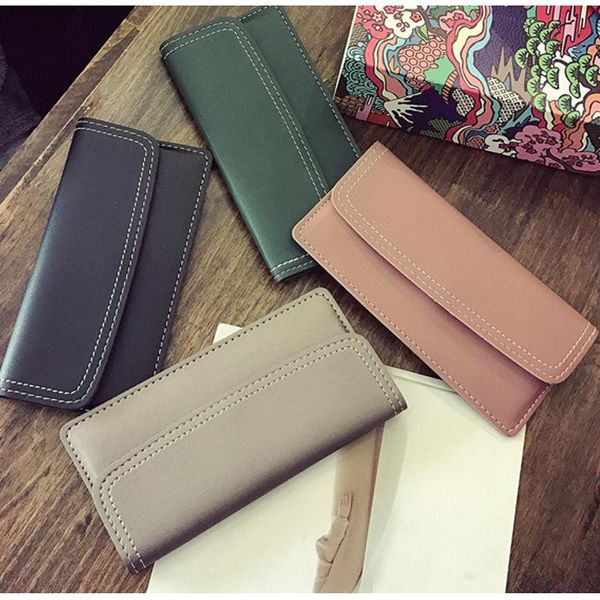 wallets 2021 leather women hasp lady moneybags coin purse woman envelope wallet money cards id holder bags purses pocket, Red;black
wallets 2021 leather women hasp lady moneybags coin purse woman envelope wallet money cards id holder bags purses pocket, Red;black