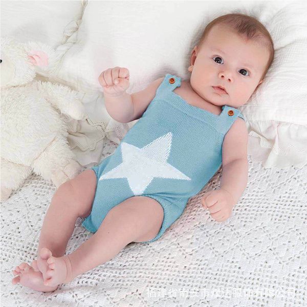 autumn sweater baby knitted five-pointed star sweater jumpsuit children warm clothing jumpsuit, Blue
autumn sweater baby knitted five-pointed star sweater jumpsuit children warm clothing jumpsuit, Blue