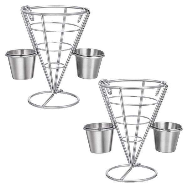kitchen storage & organization hemoton 2pcs french fries stand cone baskets fry holders with 2 dip dishes snack appetizer serving rack food
kitchen storage & organization hemoton 2pcs french fries stand cone baskets fry holders with 2 dip dishes snack appetizer serving rack food