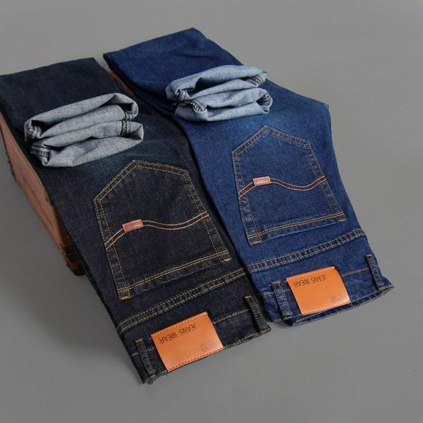 men's jeans 2021 brother wang men business casual light blue elastic force fashion denim trousers male brand pants
men's jeans 2021 brother wang men business casual light blue elastic force fashion denim trousers male brand pants